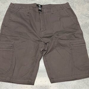 Calvin Klein Men's Dar gray Cargo Shorts